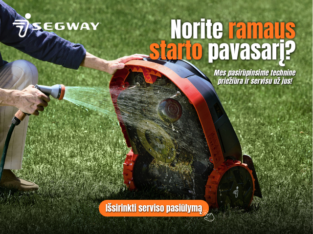 Vejos robotų priežiūra ir servisas